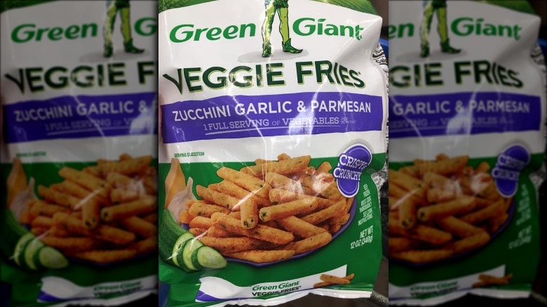Bag of Green Giant zucchini veggie fries