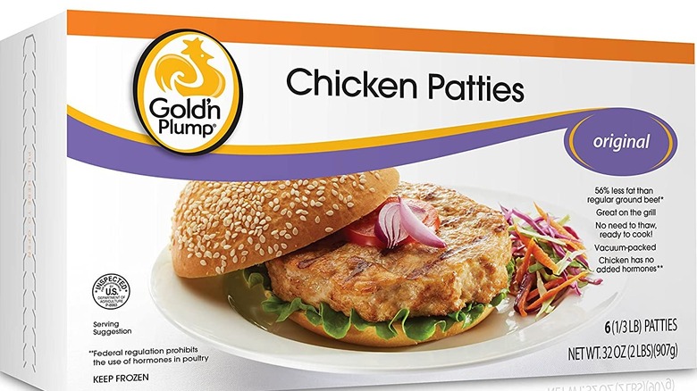 Gold'n Plump Chicken Frozen Burgers