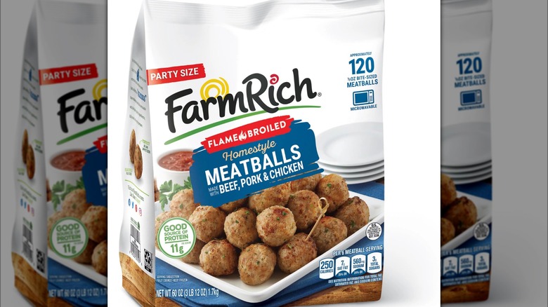 farm rich homestyle meatballs