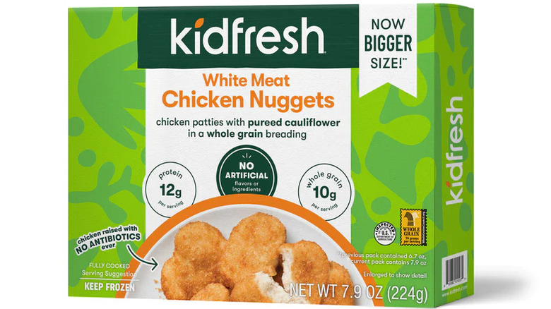 Kidfresh chicken nuggets box