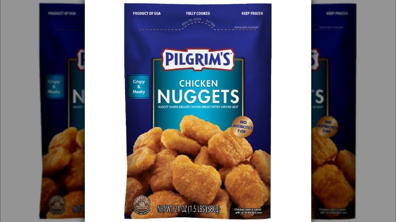Pilgrim's chicken nuggets bag
