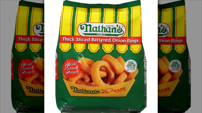 Bag of Nathan's Famous Thick Sliced Battered Onion Rings