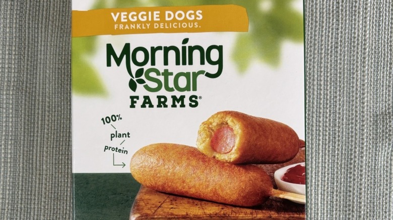 MorningStar Farms veggie corn dogs box