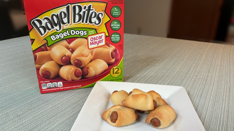 Bagel Bites pigs in a blanket