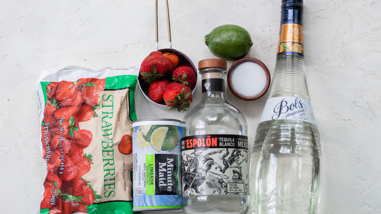 Frozen strawberry margarita ingredients