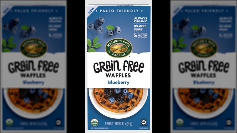 grain free blueberry waffles