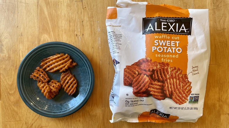 sweet potato fries and bag