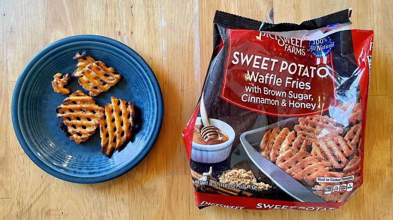 sweet potato fries and bag