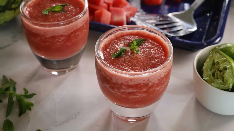 frozen watermelon margaritas