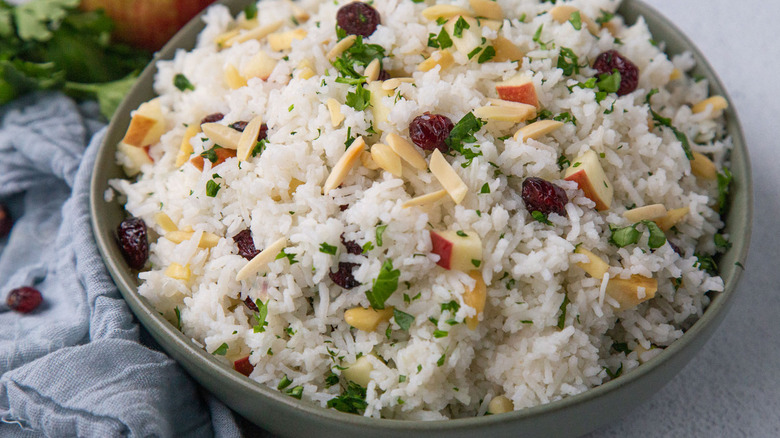 rice with fruit and nuts 