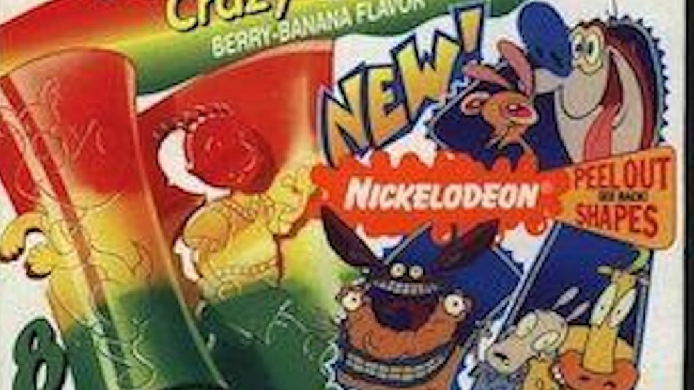 Nickelodeon fruit roll ups box snack