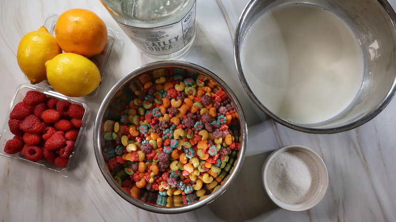 fruity cereal milk punch ingredients