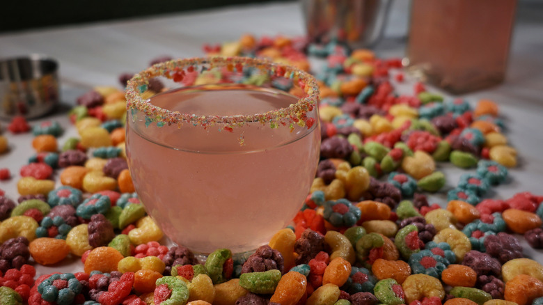 clarified fruity cereal milk punch