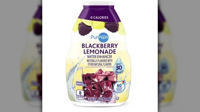 blackberry lemonade water flavoring product