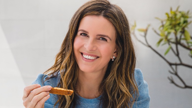 Candace Nelson holds sweet bread