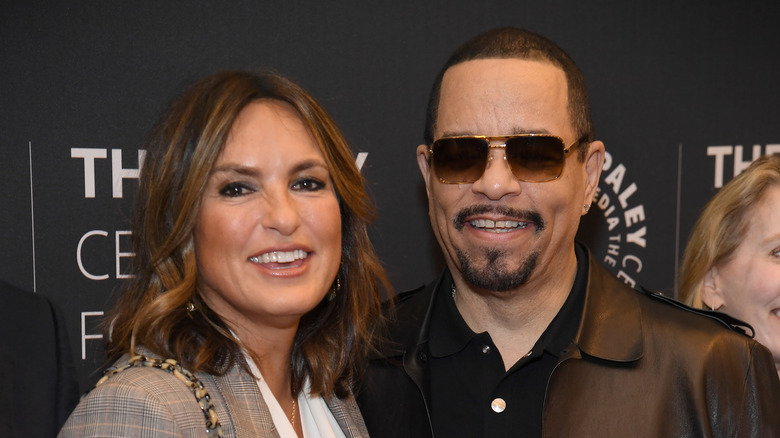 Mariska Hargitay and Ice-T standing together