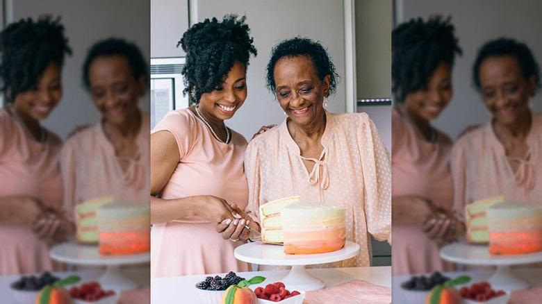 Jocelyn Delk Adams and grandmother