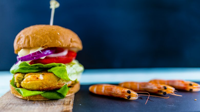 shrimp burger