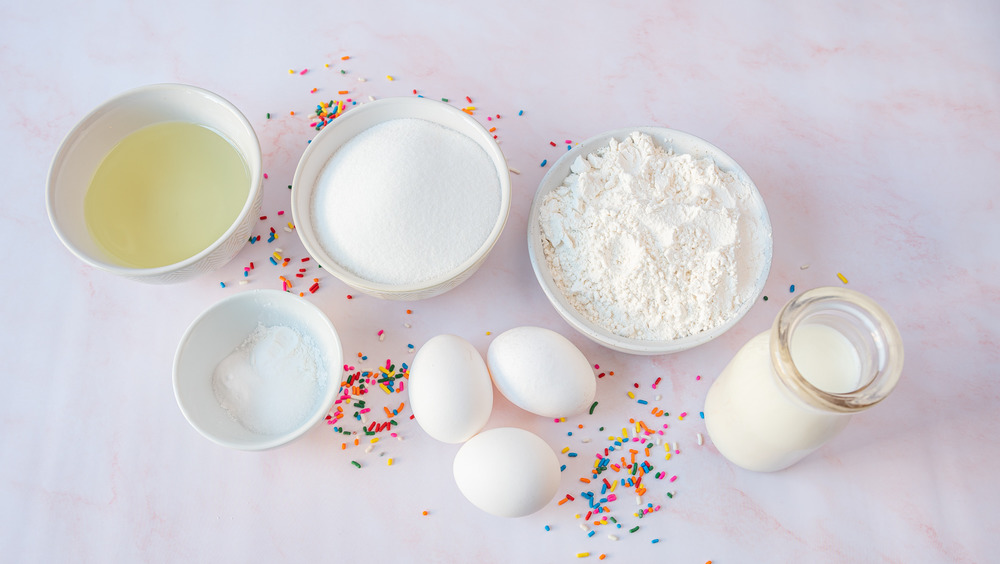 ingredients for funfetti cake