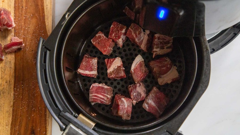 steak cubes in air fryer