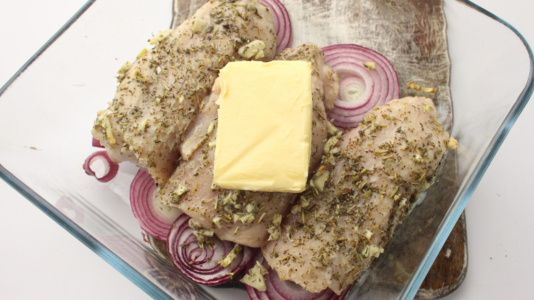 roasted turkey breast with butter