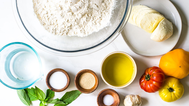 Ingredients sitting in bowls