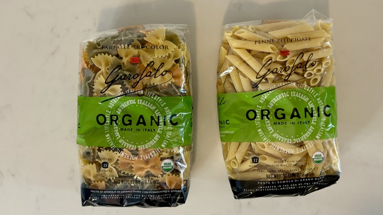 Two packages of Garofalo pasta