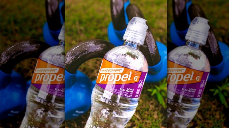 propel water and kettle bells