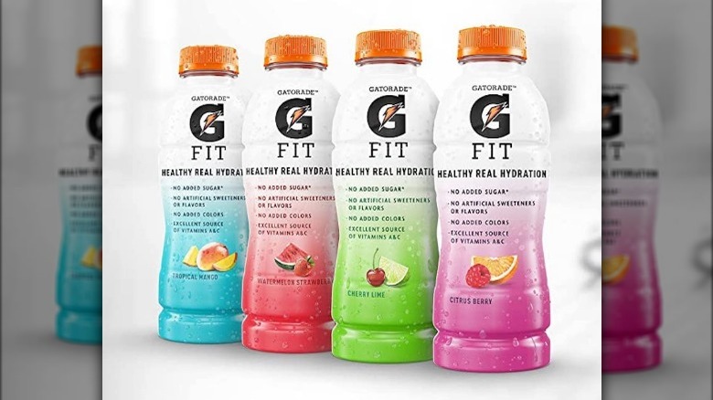 bottles of Gatorade Fit