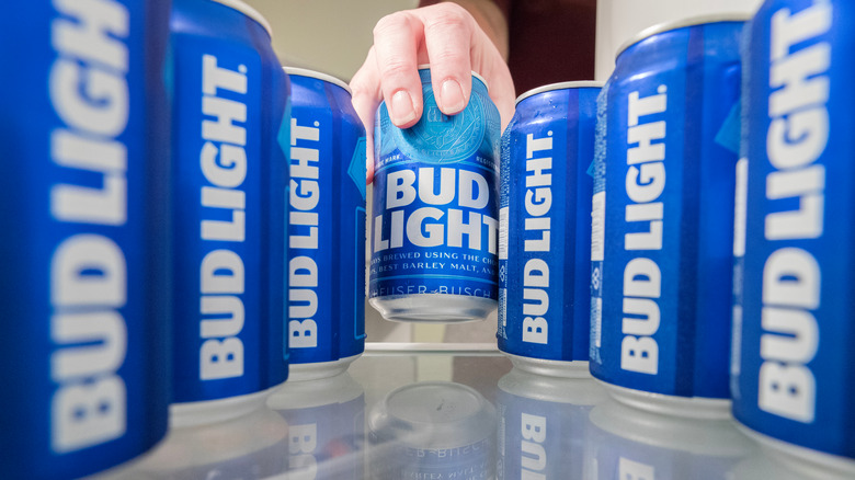 Cans of Bud Light
