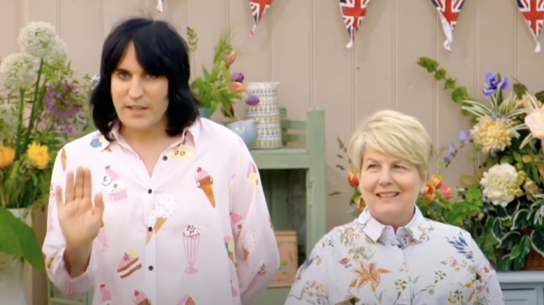 Noel Fielding during an episode of GBBO