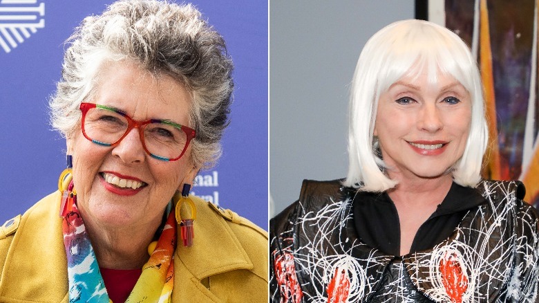 A side by side shot of Prue Leith and Debbie Harry