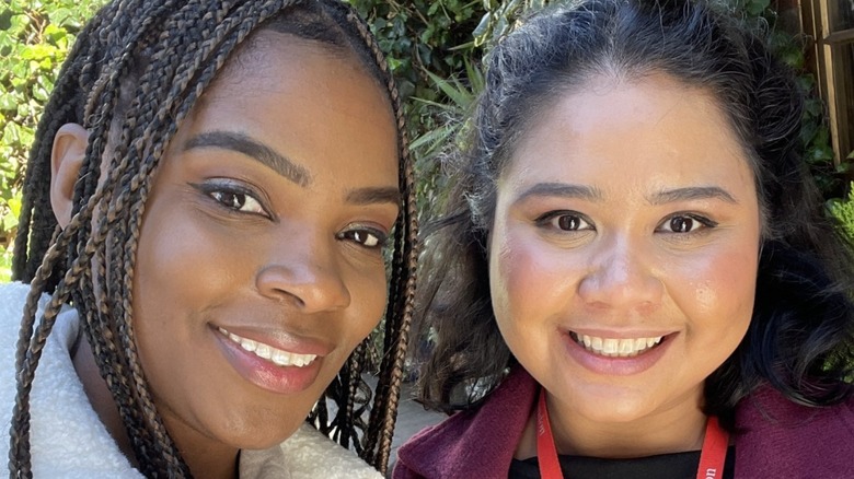 GBBO's Maxy and Syabira smiling