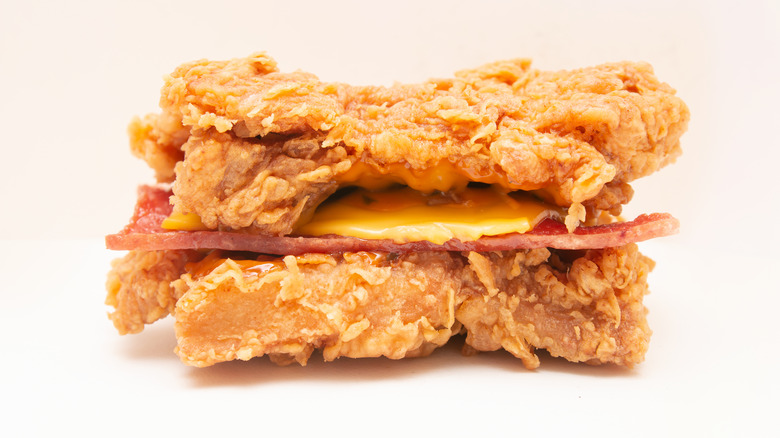 Double down sandwich KFC