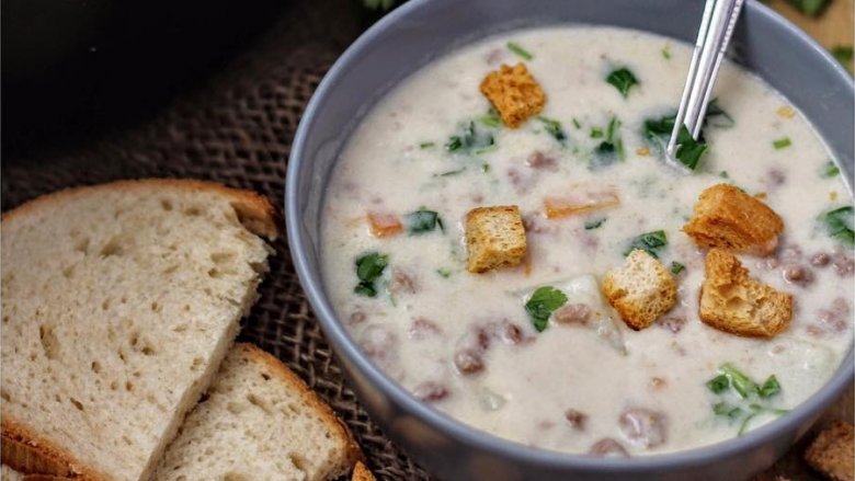 Cheeseburger soup