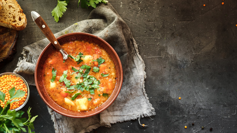 Hearty bean soup