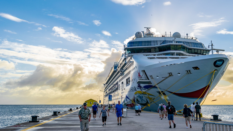 Norwegian Cruise Line docked