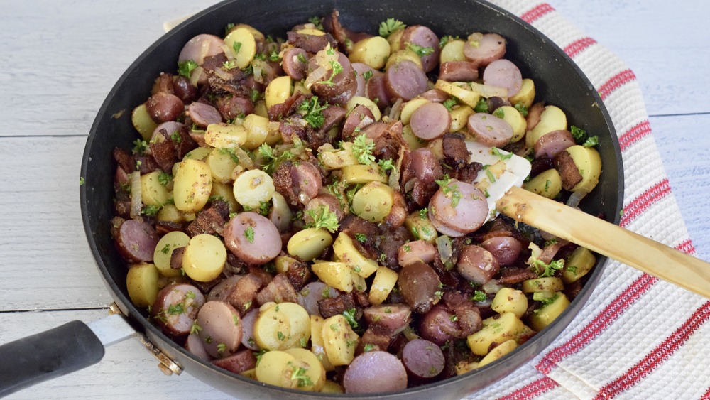 German potato salad recipe finished