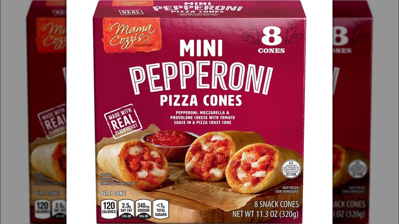 mini pizza cones