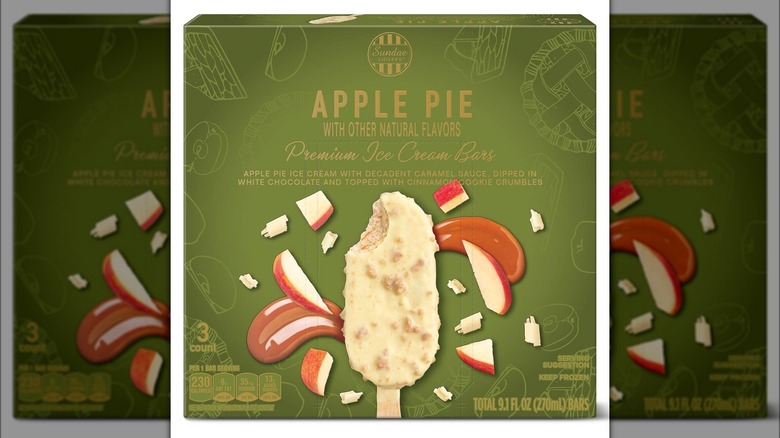 apple pie ice cream bar