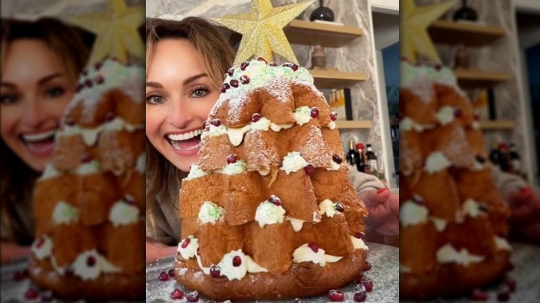 Giada DeLaurentiis making pandoro