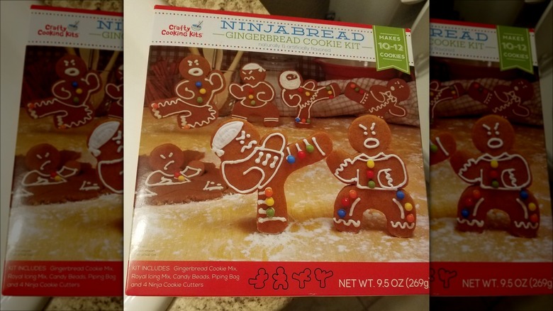 ninja gingerbread kit from Aldi