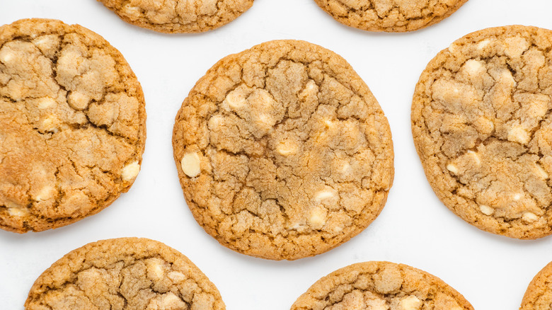 Gingerbread white chocolate chip cookies