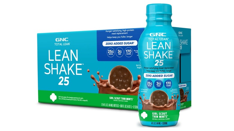 Thin Mints meal replacement shake