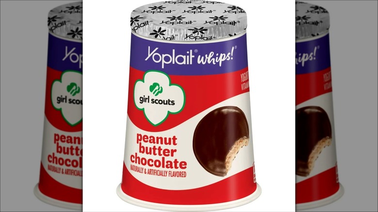 Girl Scout Cookie whipped yogurt