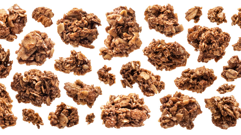 clusters of granola 