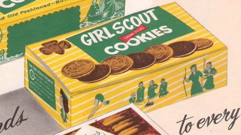 Original box of van'chos girl scout cookies