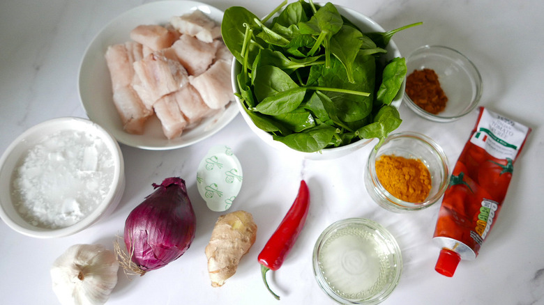 ingredients for goan fish curry