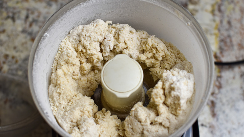 dough in food processor 