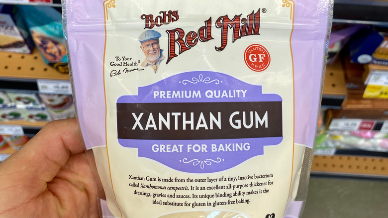 Bag of xanthan gum